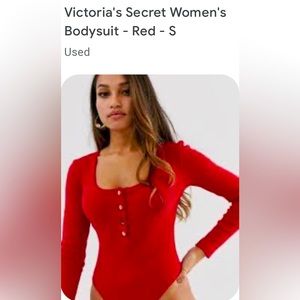 Victoria’s Secret pink women cotton bodysuit Size large